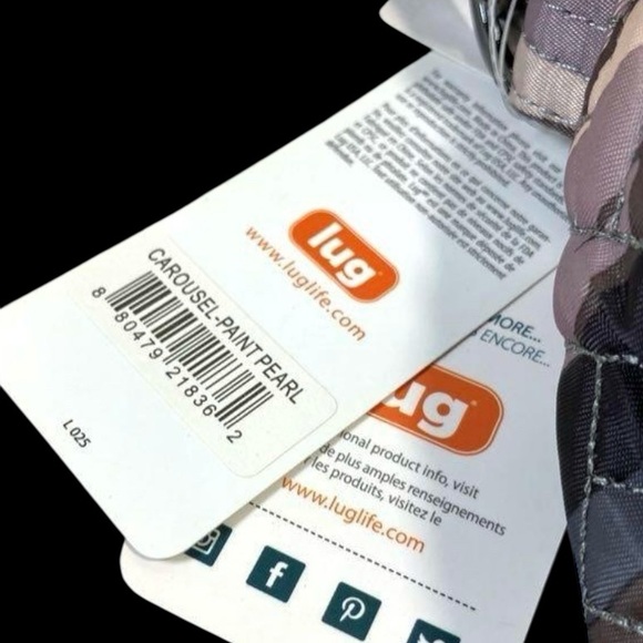 Lug Carousel Bag in Paint Pearl – Lightweight Travel Crossbody – NWT - Picture 6 of 16